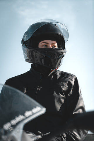 ILM Motorcycle Dual Visor Flip up Modular Full Face Helmet Model 902LED