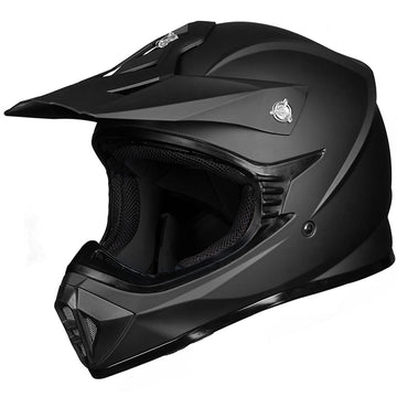 matt black mx helmet