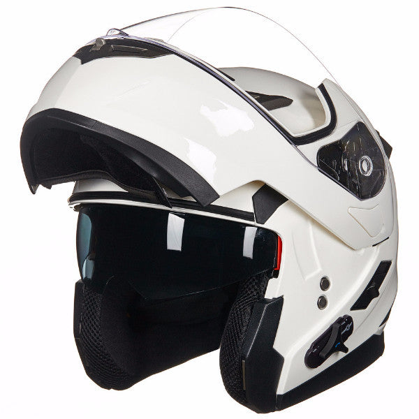 ILM Full Face Bluetooth Motorcycle Helmet Modular Flip up Helmet – ILMotor