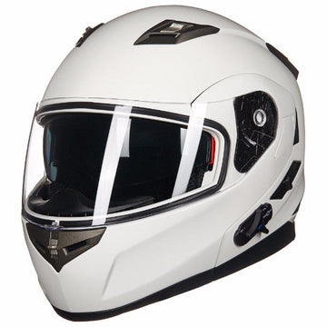 ILM Bluetooth Integrated Modular Flip up Full Face Motorcycle Helmet M