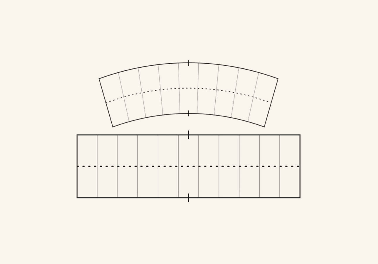 Two rectangular alignment grids from the Grid Builder Brush Set featured on a white background.