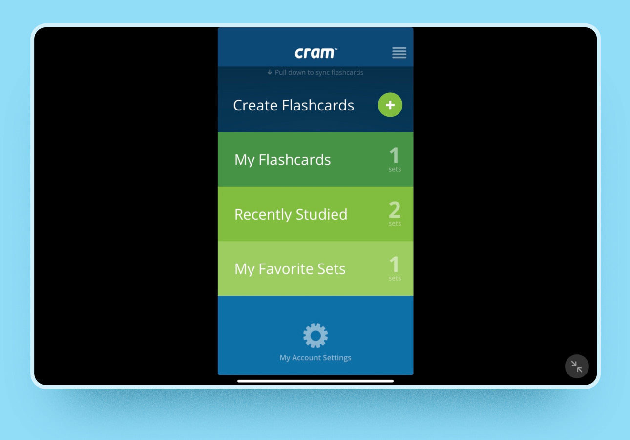 Flashcards World  Create Flashcards and use different study modes.