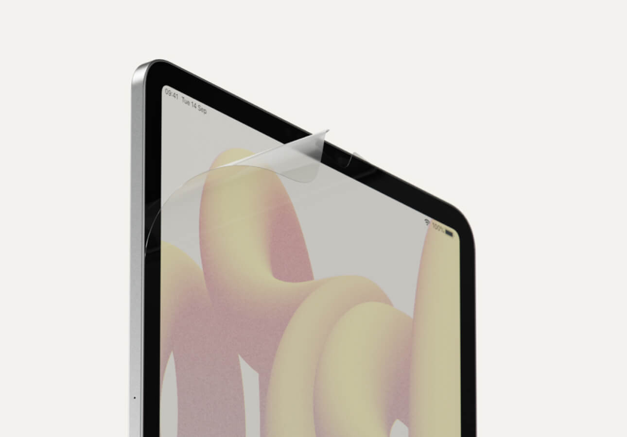 Image of an iPad with Paperlike’s Screen Protector on it.