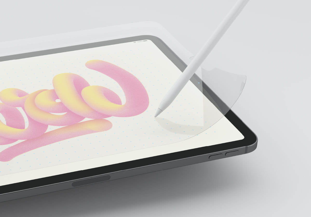 An image of the Paperlike for iPad, the premier screen protector for digital creatives.