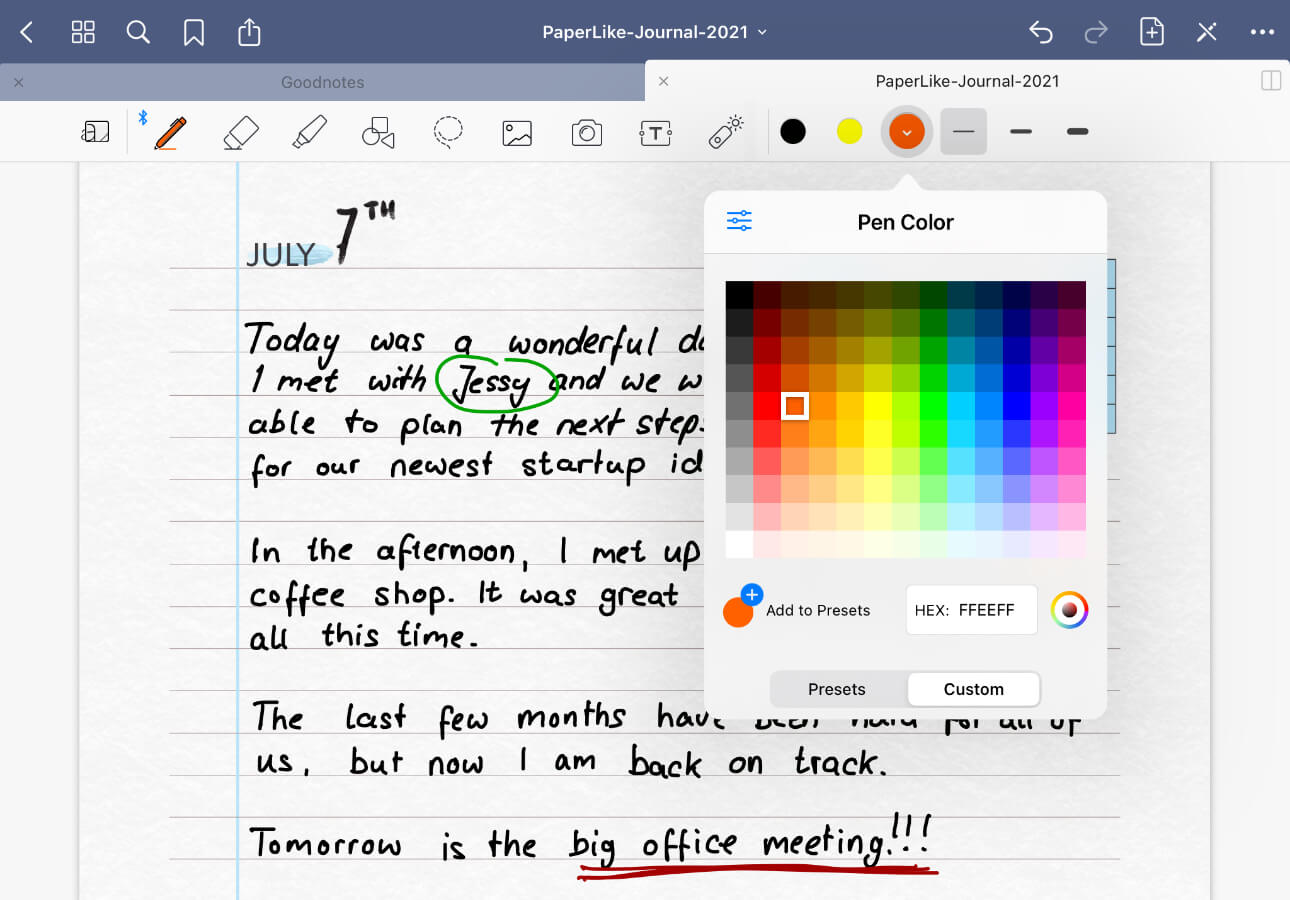 notability vs goodnotes 5