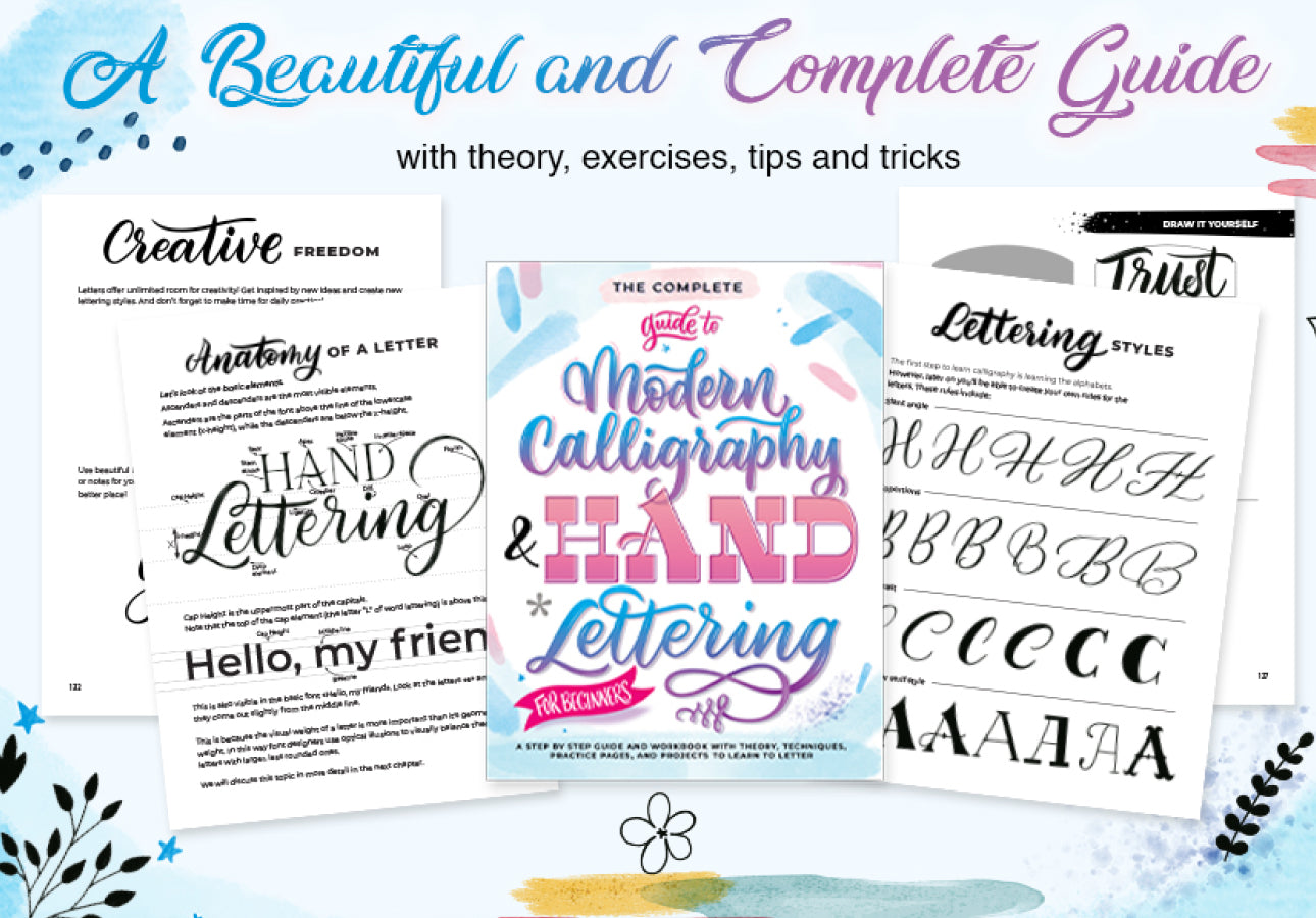 The Hand Lettering Workbook: Step-by-Step Instructions, Practice Pages, and DIY Projects [Book]