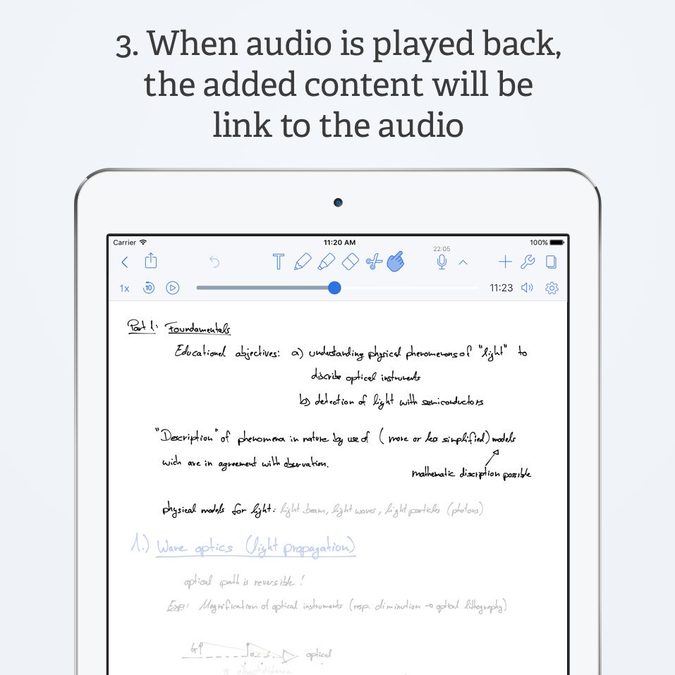 audionotes versus notability