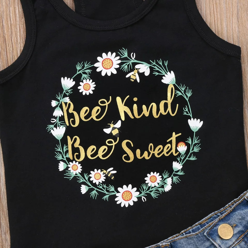 Bee Kind Top & Jeans - Mom and Bebe Ph