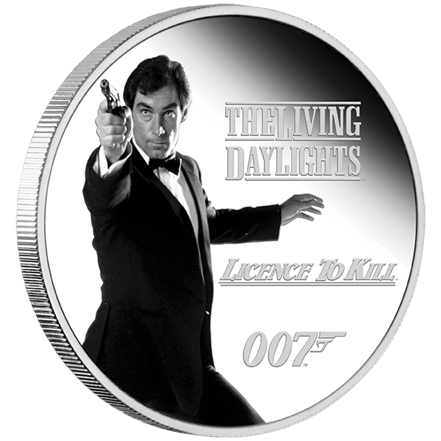 James Bond Roger Moore 1oz Silver Proof Coin The Perth Mint | 007Store