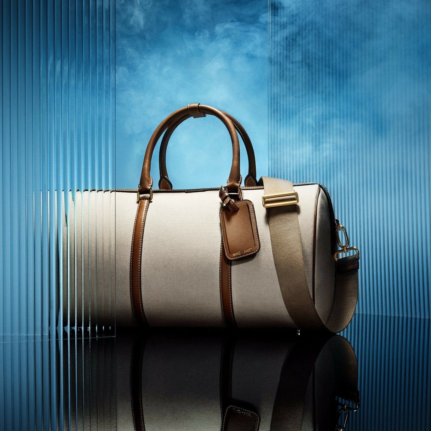 James Bond Canvas & Leather Duffle Bag By Michael Kors | 007Store