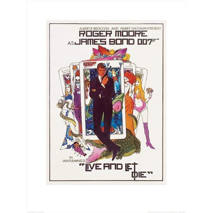 Live And Let Die Poster James Bond Prints 007 Store