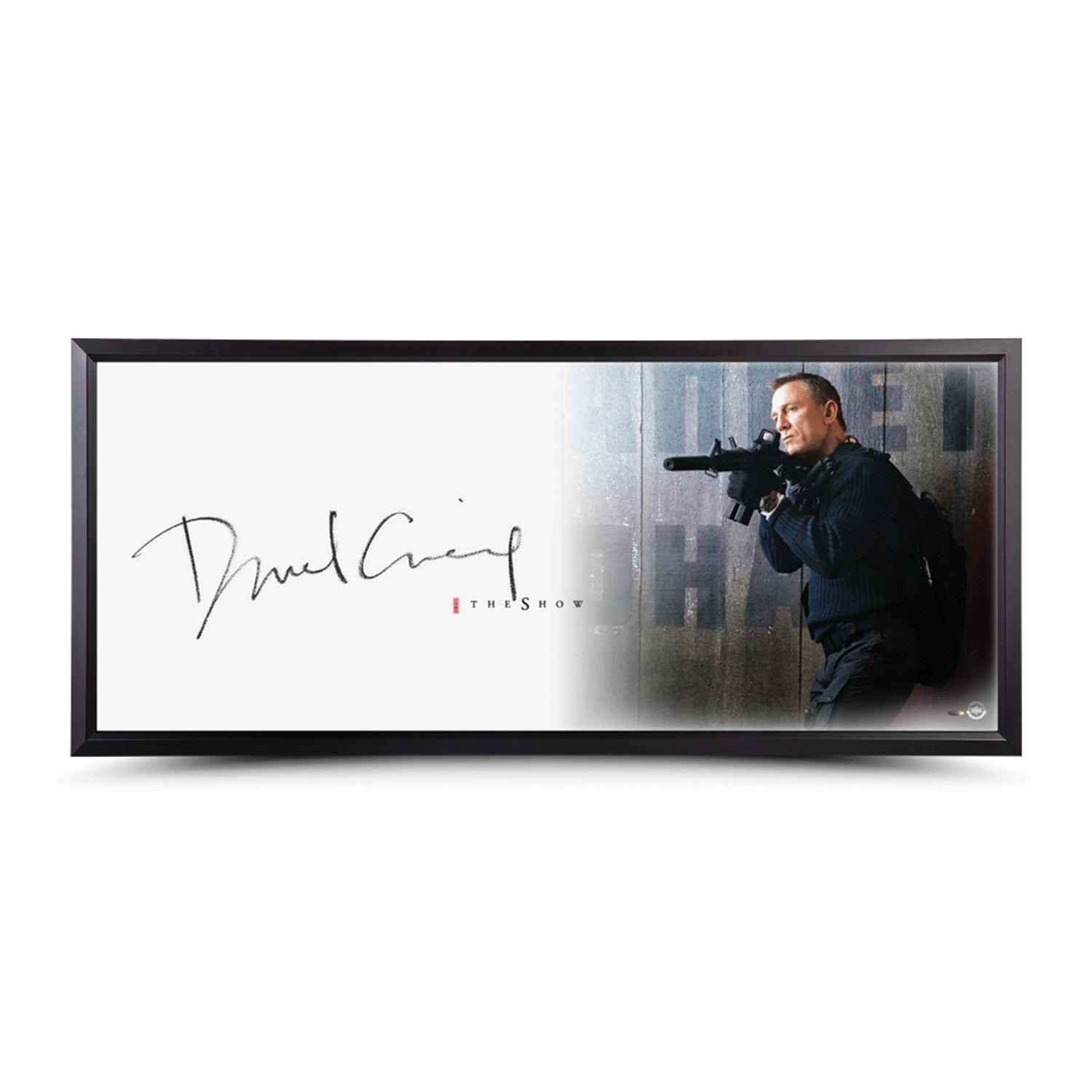  HWC Trading James Bond - Quantum Of Solace Movie Poster Daniel  Craig Signed 16 x 12 inch Framed Gift Printed Autograph Film Print Photo  Picture Display - 16 x 12 Framed