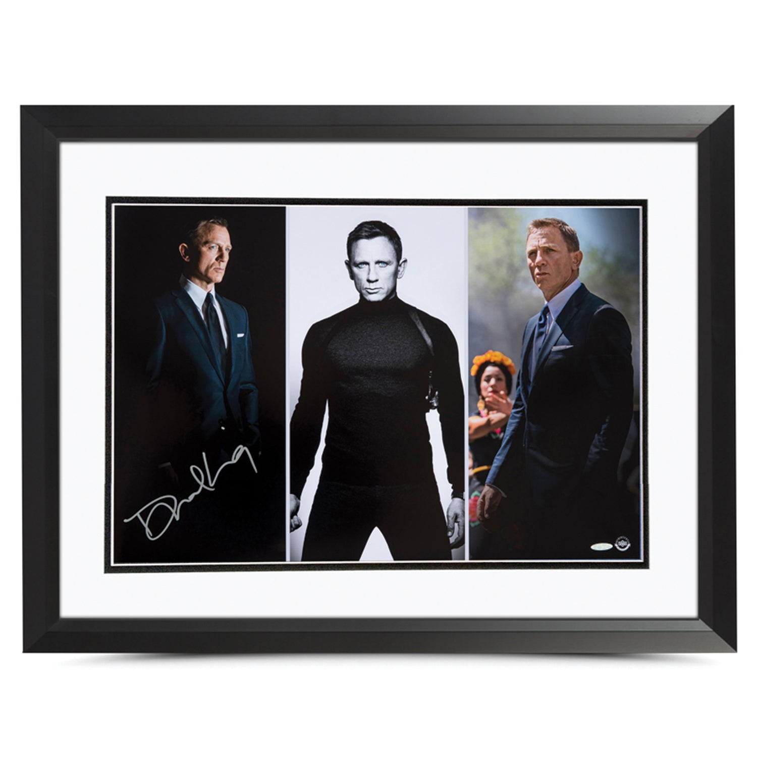  HWC Trading James Bond - Quantum Of Solace Movie Poster Daniel  Craig Signed 16 x 12 inch Framed Gift Printed Autograph Film Print Photo  Picture Display - 16 x 12 Framed