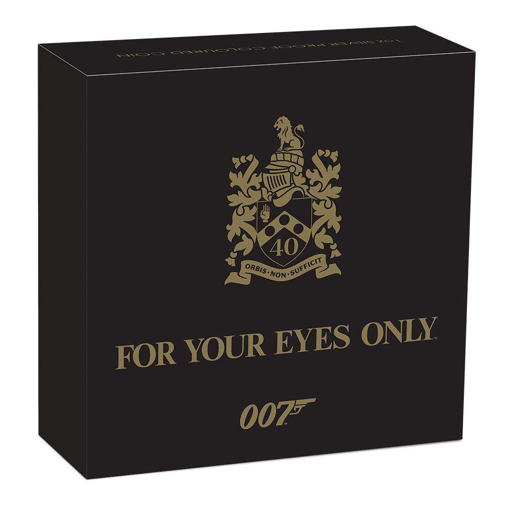 007 Perth Mint 1oz Silver Coin For Your Eyes Only 40th Anniversary 007store 