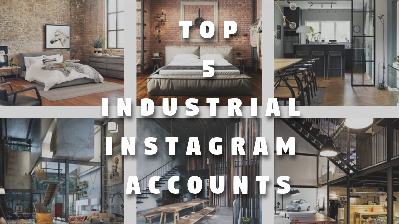 Top 5 Instagram Accounts For Industrial Style Inspiration Rusty Lamp Creations
