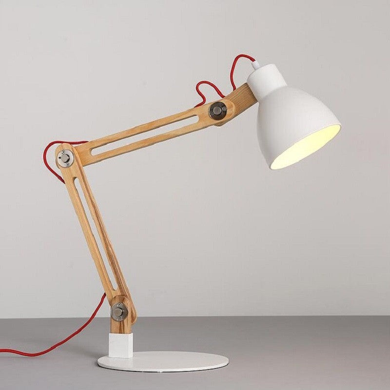 Scandinavian Swing Arm Desk Lamp Rusty Lamp Creations