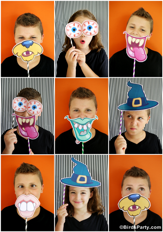 photo booth props diy and free printable