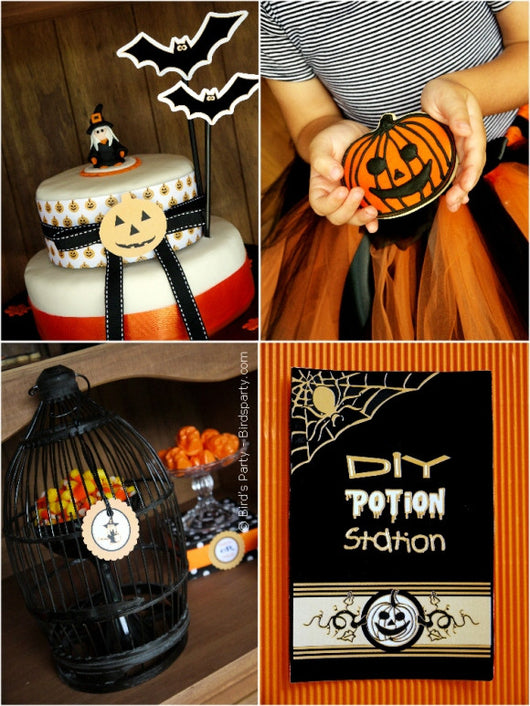  Halloween  Spooky Party  Printables Supplies  Decor 