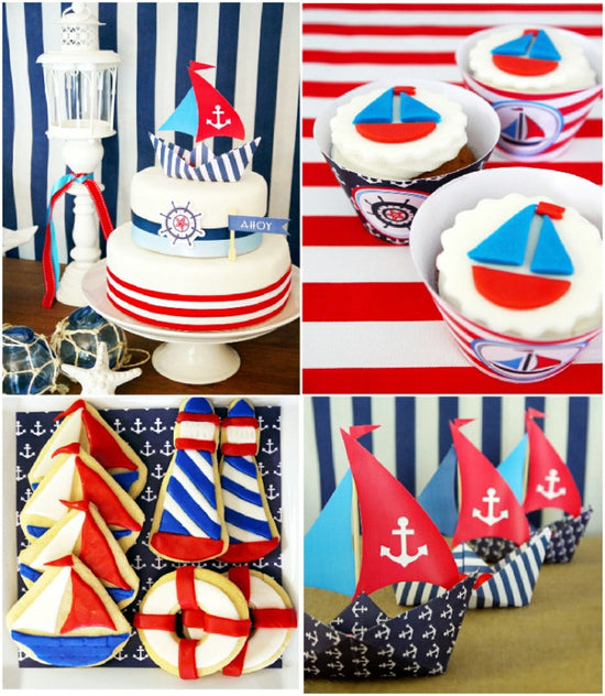 nautical birthday invitations