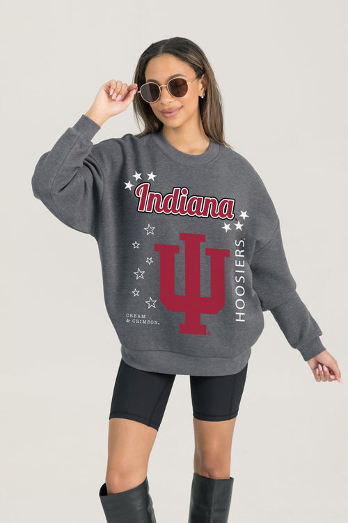 INDIANA HOOSIERS Ready To Rumble Fleece Crewneck Pullover
