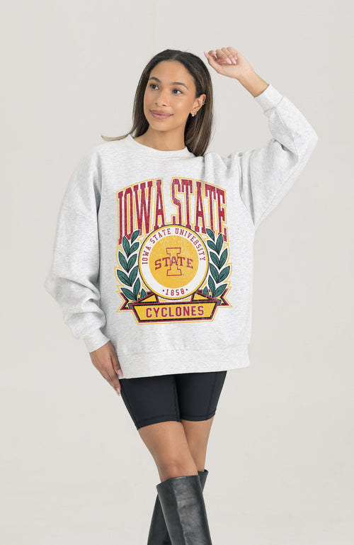 IOWA STATE CYCLONES Heritage Fleece Crewneck Pullover