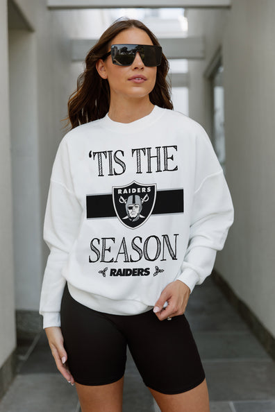 Women's Gameday Couture White Las Vegas Raiders Coming In Hot T-Shirt
