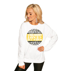 Appalachian State Mountaineers Gameday Couture Women's Now or Never  Oversized T-Shirt - White