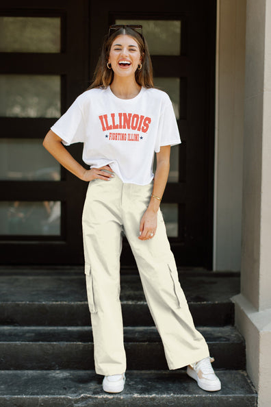 Illinois Fighting Illini Two Tone Tube Top