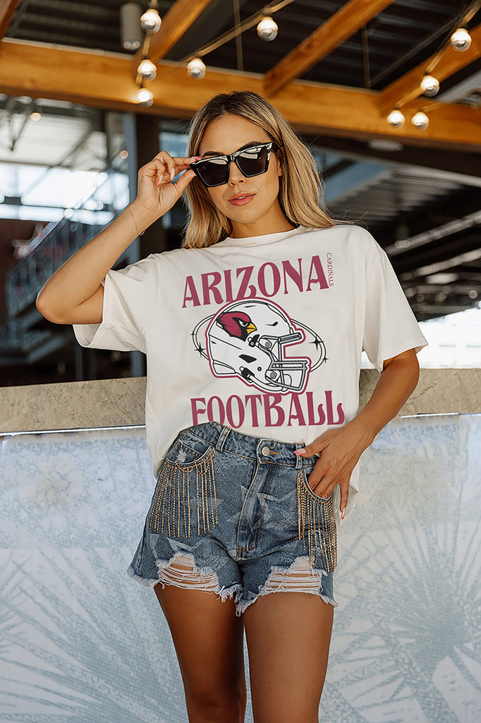 Women's Gameday Couture Black Arizona Cardinals Gl Flip Sequin Sleeve T-Shirt Size: Large