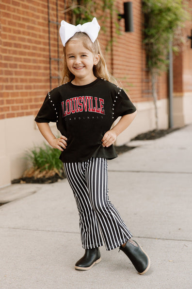 Gameday Couture Women's Louisville Cardinals After Party Cropped T