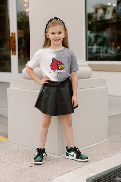 Girls Youth Gameday Couture Black Louisville Cardinals Guess Who's Back  Long Sleeve T-Shirt