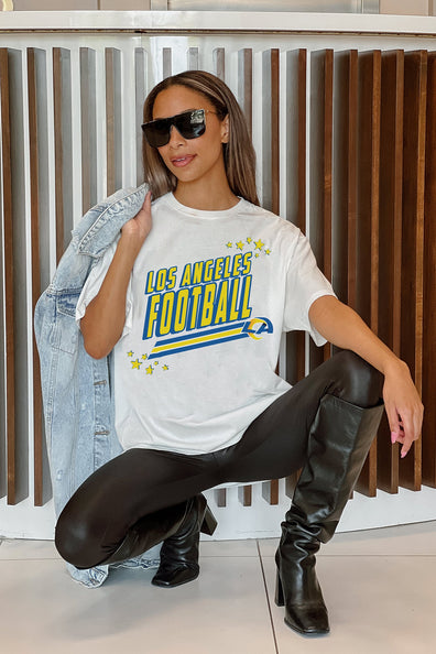 Women's Gameday Couture Gray Los Angeles Rams Elite Elegance