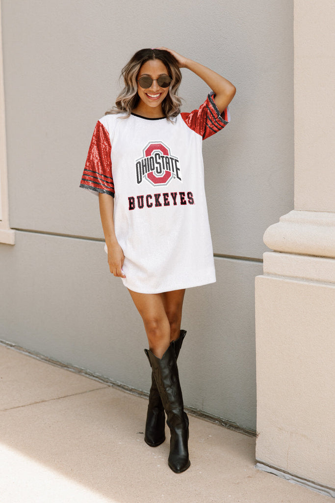 LOUISVILLE CARDINALS UP YOUR GAME OVERSIZED CREWNECK TEE BY MADI PREWE –  GAMEDAY COUTURE