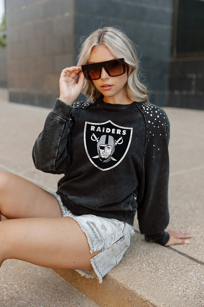 LAS VEGAS RAIDERS JUST GO WITH IT PREMIUM FLEECE DROP SHOULDER