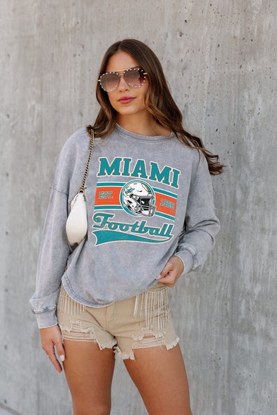 Girls Youth Gameday Couture Gray Louisville Cardinals Faded