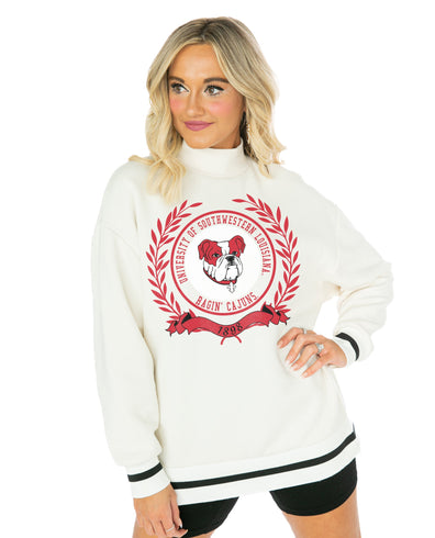 Women's Gameday Couture White Louisiana Ragin' Cajuns Play On French Terry  Tri-Blend Hoodie T-Shirt - Yahoo Shopping