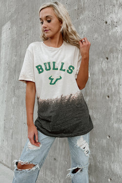 Women's Gameday Couture White South Florida Bulls PoweredBy Sisterhood  Oversized T-Shirt