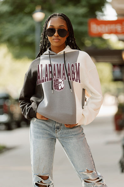 Women's Gameday Couture Black Stanford Cardinal Hall of Fame Color Block Pullover Hoodie Size: Medium