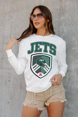 Women's Gameday Couture Black New York Jets Gl Flip Sequin