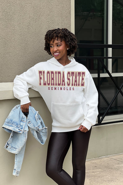 Women's Florida State Seminoles Apparel - Florida State Seminoles PIKO  Football Stripe Jersey – Bows and Arrows Co