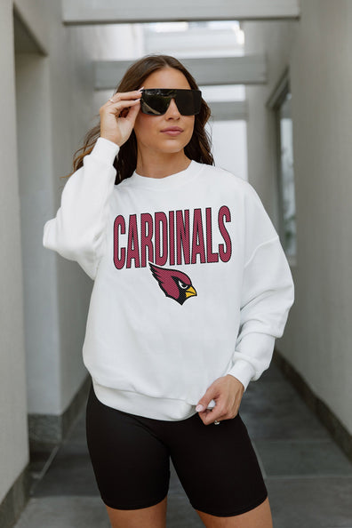 Cardinals grey bling sweatshirt | Cardinals off the shoulder sweatshirt