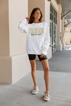 Women's Gameday Couture White Colorado Buffaloes Option Play