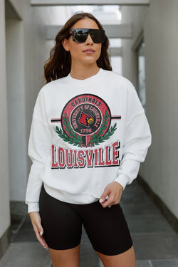 Girls Youth Gameday Couture Gray Louisville Cardinals Pacesetter