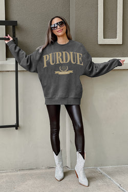 Lids Purdue Boilermakers Gameday Couture Women's PoweredBy Go Girl  Boyfriend Fit Long Sleeve T-Shirt - White