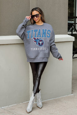 Tennessee Titans Women's Leggings & Midi Bra Set - Navy