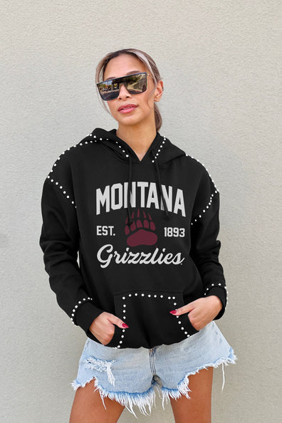 Girls Youth Gameday Couture Black Montana Grizzlies Hall Of Fame Color  Block Pullover Hoodie - Yahoo Shopping