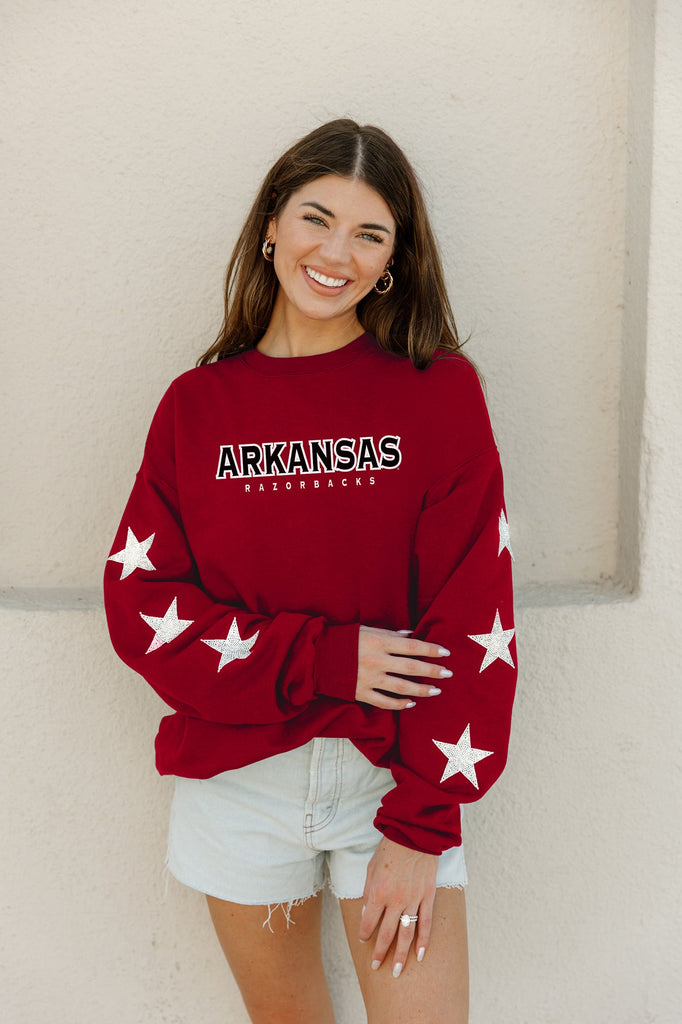 LOUISVILLE CARDINALS BE A CHAMPION OVERSIZED CREWNECK TEE BY MADI PREWETT  TROUTT