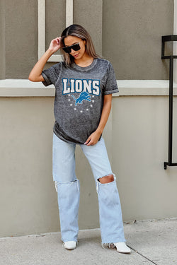Detroit Lions NFL DKNY Women's Cropped Hoodie