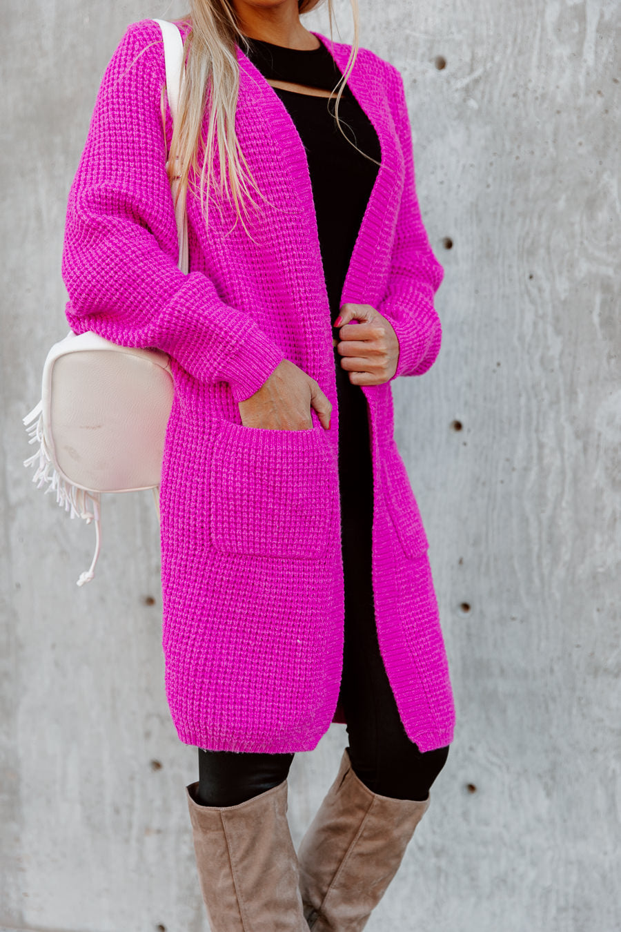 Cable Knit Duster Cardigan