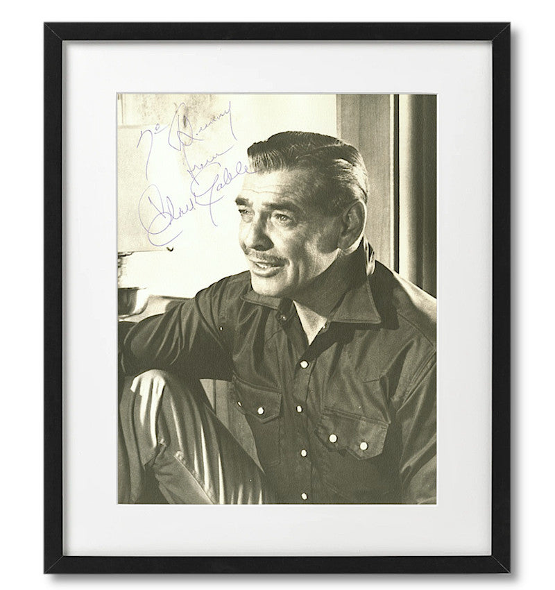 Paul Fraser Collectibles | Clark Gable signed photograph